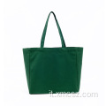 Shopper colorata in cotone biologico